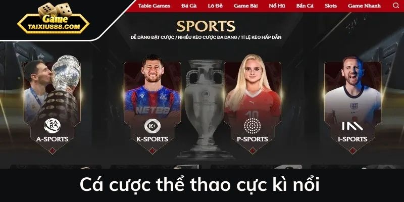 Cá cược thể thao cực kì nổi