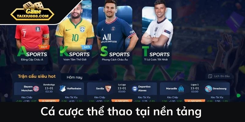 Cá cược thể thao tại nền tảng