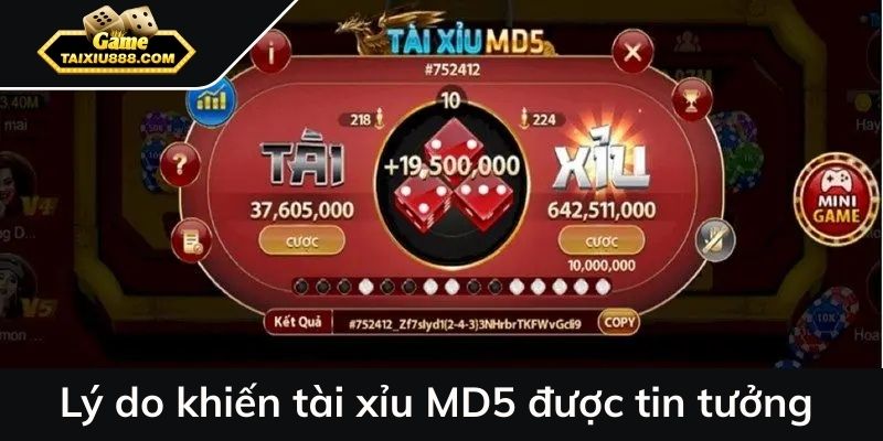 Tổng quan về tài xỉu - Lý do khiến tài xỉu MD5 được tin tưởng