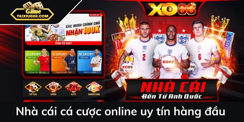 Nhà cái cá cược online XO88 uy tín hàng đầu