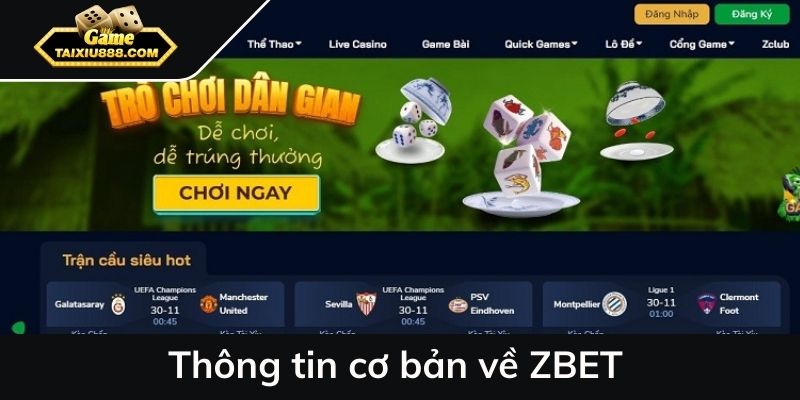 Thông tin cơ bản về ZBET